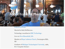Tablet Screenshot of frankm.org